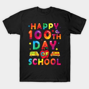 100 Days Of School Boys Girls Happy 100 Days Of School T-Shirt